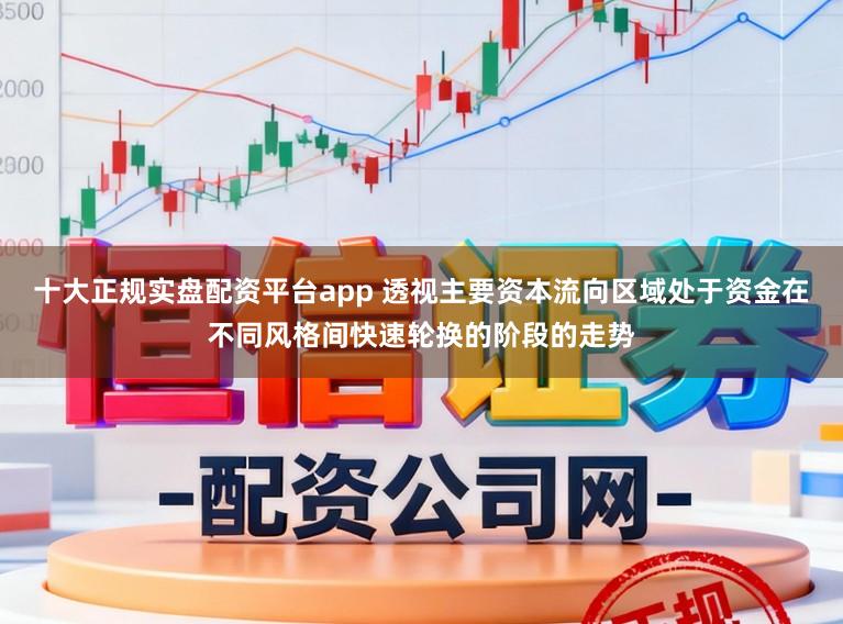 十大正规实盘配资平台app 透视主要资本流向区域处于资金在不同风格间快速轮换的阶段的走势
