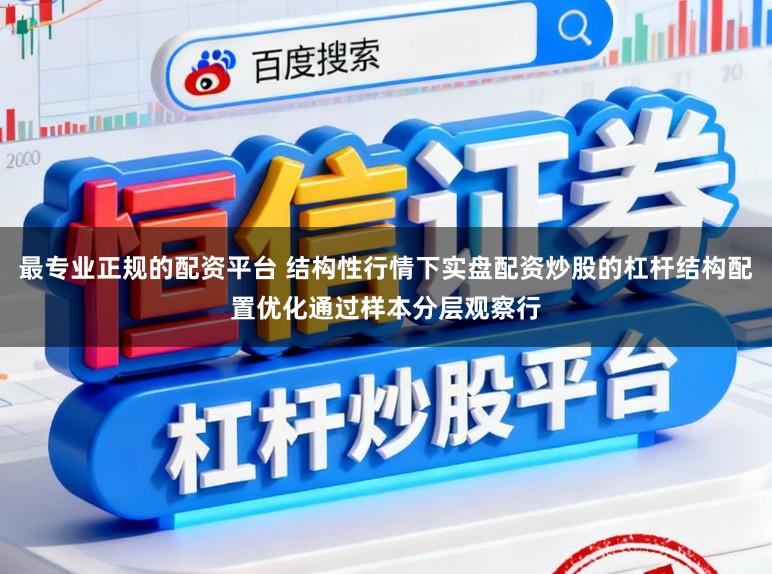 最专业正规的配资平台 结构性行情下实盘配资炒股的杠杆结构配置优化通过样本分层观察行
