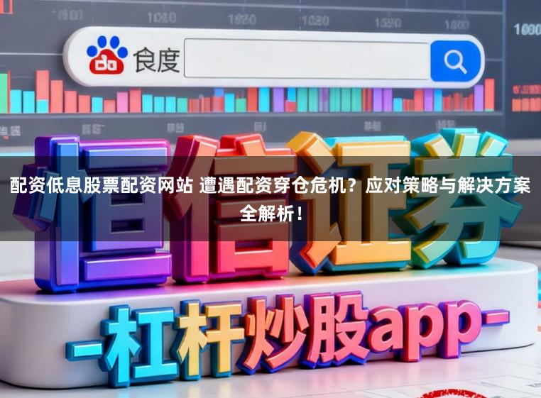配资低息股票配资网站 遭遇配资穿仓危机？应对策略与解决方案全解析！