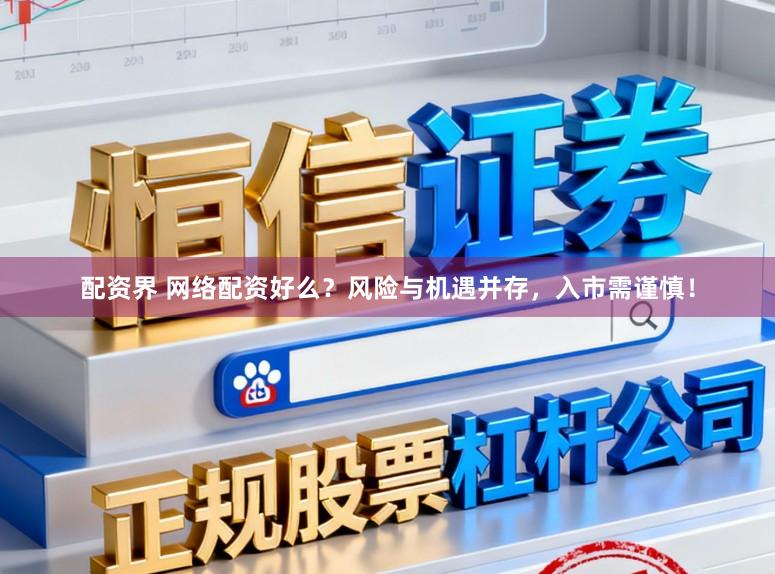 配资界 网络配资好么？风险与机遇并存，入市需谨慎！